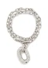 Rabanne Xl Link Chain Necklace In Metallic