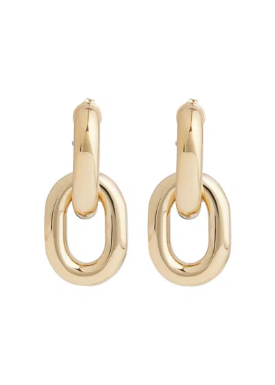 Rabanne Xl Link Drop Earrings In Gold