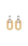 Rabanne Xl Link Drop Earrings In Gold