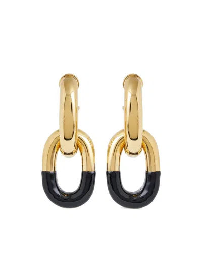 Rabanne Xl Link Earrings In Gold