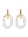Rabanne Xl Link Earrings In Gold