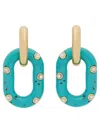 Rabanne Xl Link Earrings In Multicolour