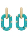 Rabanne Xl Link Earrings In Multicolour