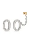 Rabanne Xl Link Chain Earrings In Silver In Silver