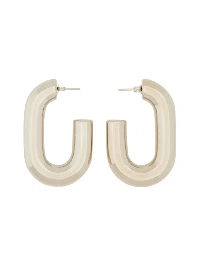 Rabanne Xl Link Earrings In Metallic