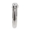 Rabanne Xl Link Hoop Earrings In Gray
