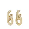 Rabanne Hanging Hoops Earrings In Gold