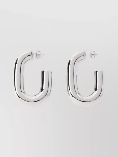 RABANNE XL LINK HOOPS EARRINGS