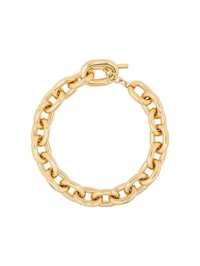 Rabanne Xl Link Neck In Gold