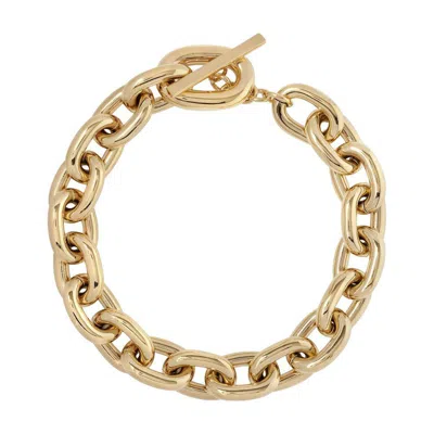 Rabanne Xl Link Neck Necklace In Gold
