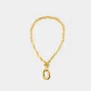 Rabanne Xl Link Necklace -  - Aluminum - Gold In Gold