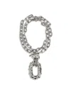 Rabanne Xl Link Necklace In Metallic