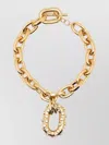 Rabanne Xl Link Necklace Chunky Chain Pendant In Gold