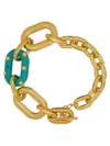 Rabanne Palm Spring Xl Link Chain Necklace In Gold