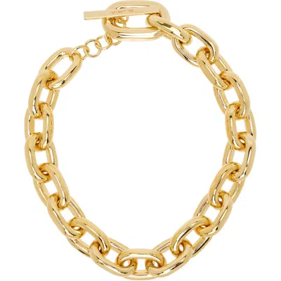 Rabanne Xl Link Necklace In Gold