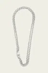 Rabanne Xl Link Necklace In Silver