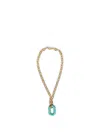 Rabanne Xl Link Necklace In Metallic