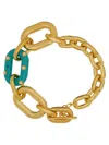 Rabanne Palm Spring Xl Link Chain Necklace In Multicolour