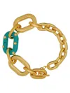 Rabanne Palm Spring Xl Link Chain Necklace In Multicolour