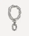 Rabanne Xl Link Necklace In Metallic