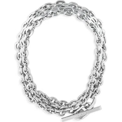 Rabanne Xl Link Necklace In Silver