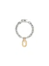 Rabanne Xl Link Necklace Silver And Gold