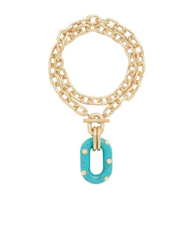 RABANNE PACO RABANNE XL LINK POLISHED NECKLACE
