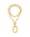 Rabanne Link Necklace In Gold
