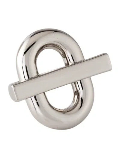 Pre-owned Rabanne Xl Link Ring In Multicolor
