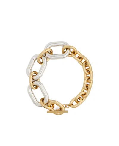 RABANNE PACO RABANNE XL LINK BAR-PIN FASTENED NECKLACE