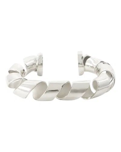 Rabanne Xl Link Twist Cuff Bracelet -  - Metal - Silver