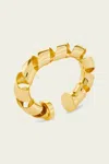 RABANNE XL LINK TWIST CUFF IN GOLD