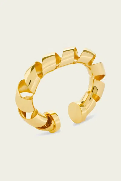 Rabanne Xl Link Twist Cuff In Gold