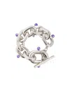 Rabanne Xl Pearl-embellished Chain-link Bracelet