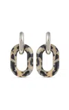 Rabanne Xl Silver-tone Pendant Earrings In Metallic