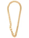 Rabanne Golden Xs Link Necklace In Gold
