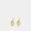 Rabanne Xtra Eight Dang Earring  - Gold/silver - Brass In Gold