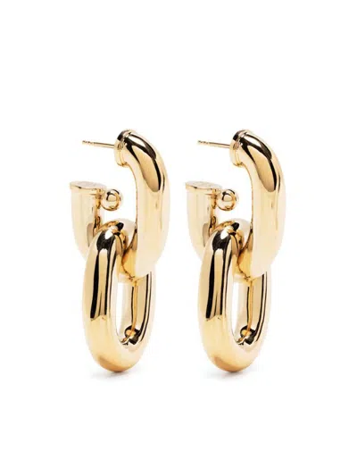 Rabanne Xxl Chain-link Earrings In Gold-tone Metal