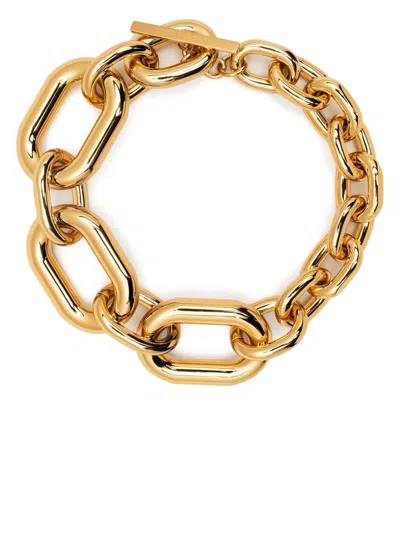 RABANNE XXL GOLD TONE CHAIN NECKLACE