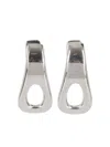 Rabanne Zip-pull Earrings In Metallic