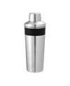Rabbit 18 oz Double Insulated Stainless Steel Cocktail Shaker With 1.5 oz Shot Cap And Strainer In Silver