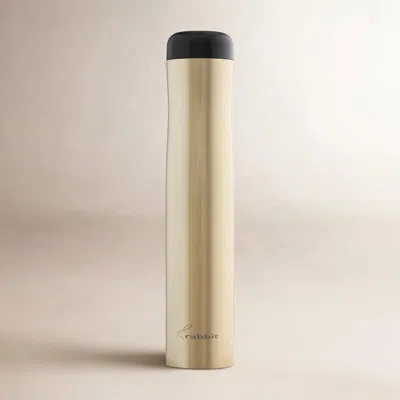 Rabbit Automatic Electric Wine Opener Corkscrew, Rechargeable In Gold