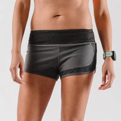 Rabbit Catch Me If You Can Athletic Shorts In Iron Gate In Black