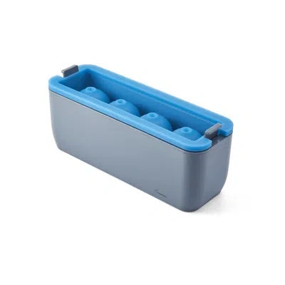 Rabbit Clear Ice Sphere Mold Tray (blue/slate) In Blue;black