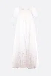 Rabbit Dresses In White+peach