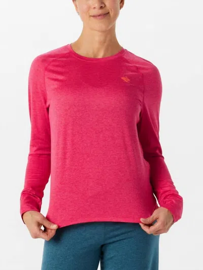 Rabbit Ez Long Sleeve Tee In Raspberry