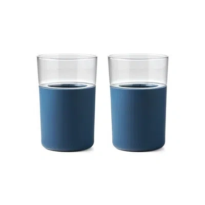 Rabbit Freezable 12 Oz. Beer Glasses In Blue