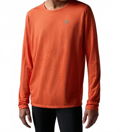 Rabbit Layer One Long Sleeve Top In Spicy Orange