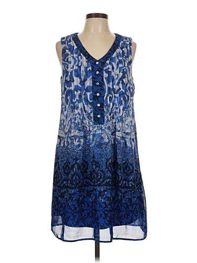 Pre-owned Rabbit Rabbit Rabbit Designs Casual Dress In Blue