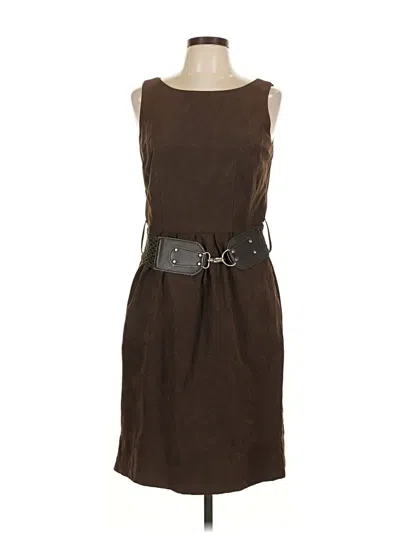 Pre-owned Rabbit Rabbit Rabbit Designs Casual Dress In Brown